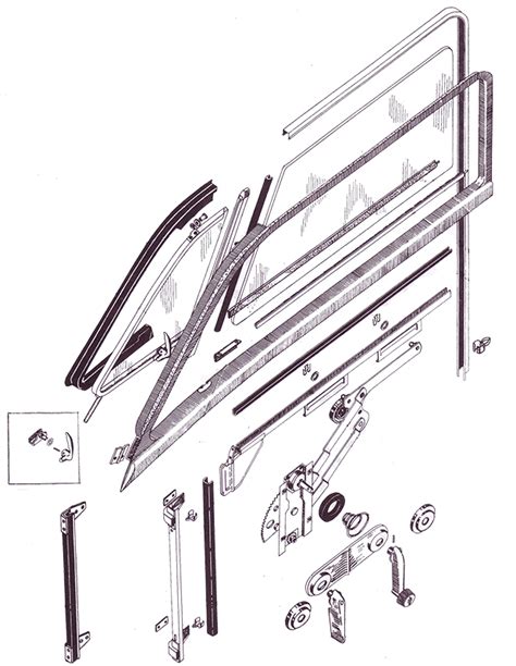 studebaker window run channel diagram